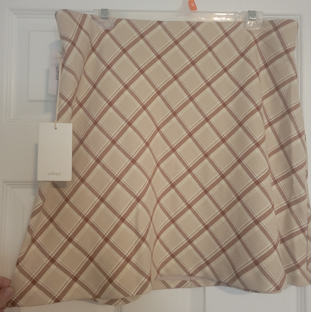 Wilfred Plaid Mini Skirt - Picture 2 of 4